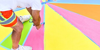 Peeling off Scotch® Painter's Tape from Project Backboard creation
