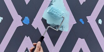 Find easy instructions for using ScotchBlue™ Painter's Tape to paint with more than 2 colors
