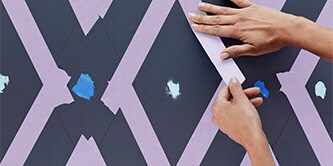 ScotchBlue™ Painter's Tape makes it easy to paint with more than 2 colors.